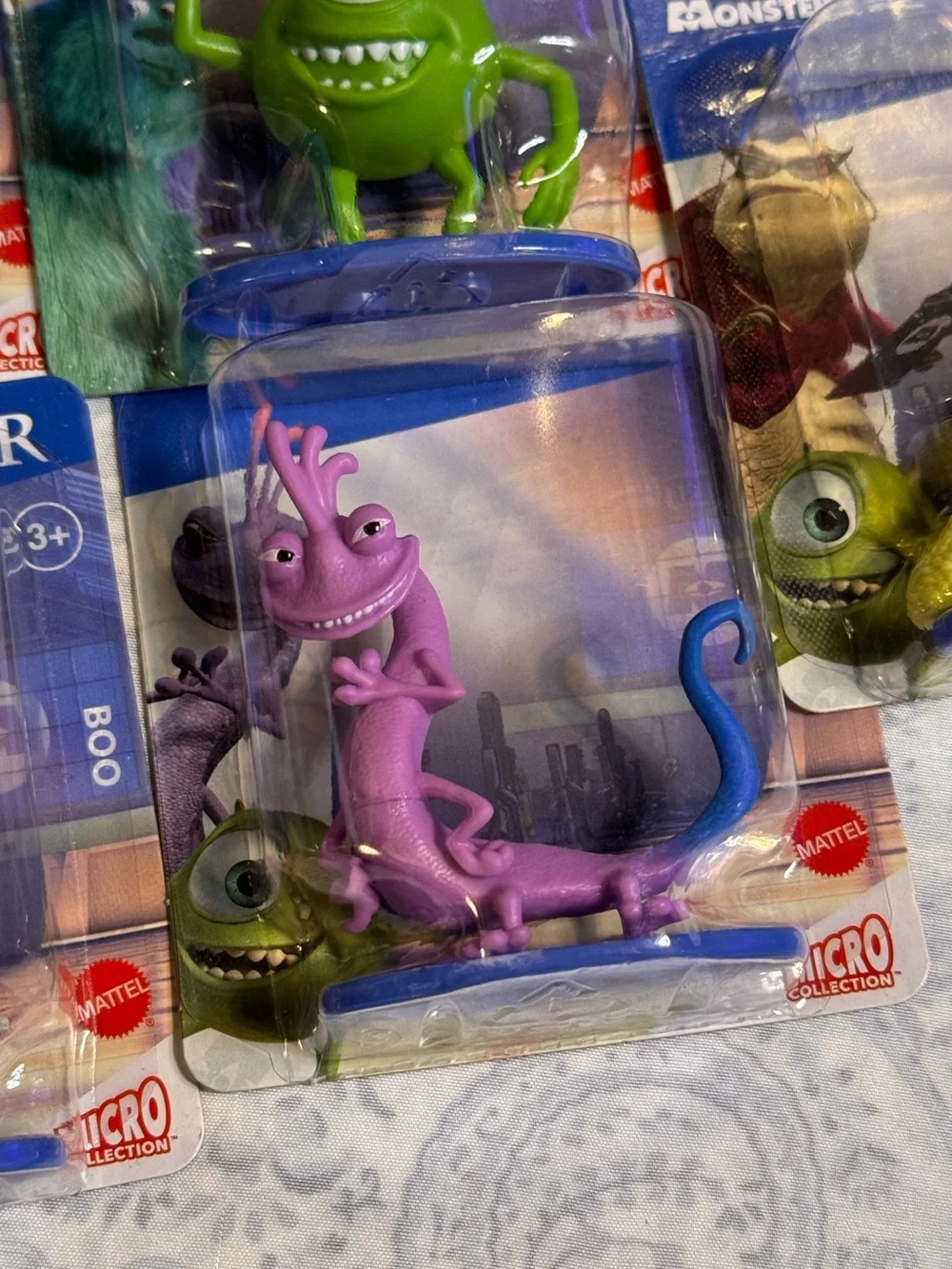Mattel Monsters, Inc. Micro Figures Set - Sully, Mike, Randall, Boo & Roz